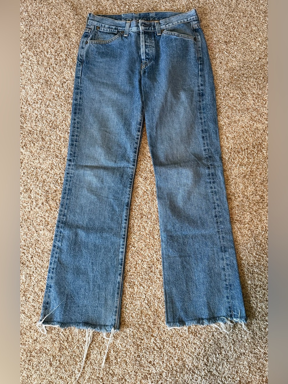 Lucky Brand Womens Jeans Size 6/28 Dungarees Vintage Straight Leg Button Fly